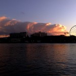 Sunset over South Bank